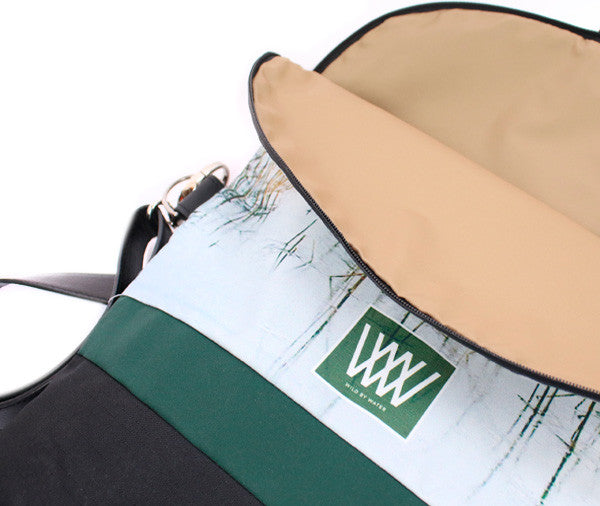 Wild by Water Backpack Iced Reeds