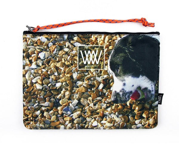 Wild by Water Sporty Clutch – Beach Ball Dog