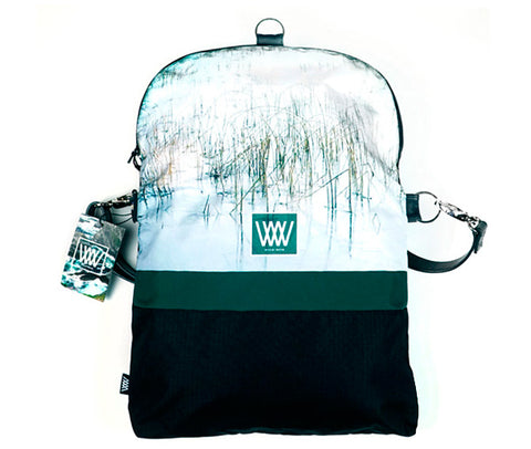 Wild by Water Backpack / Cross-body – Ice Reeds